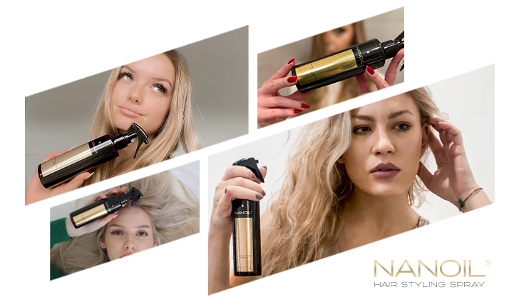 nanoil spray per migliorare la gestibilità dei capelli